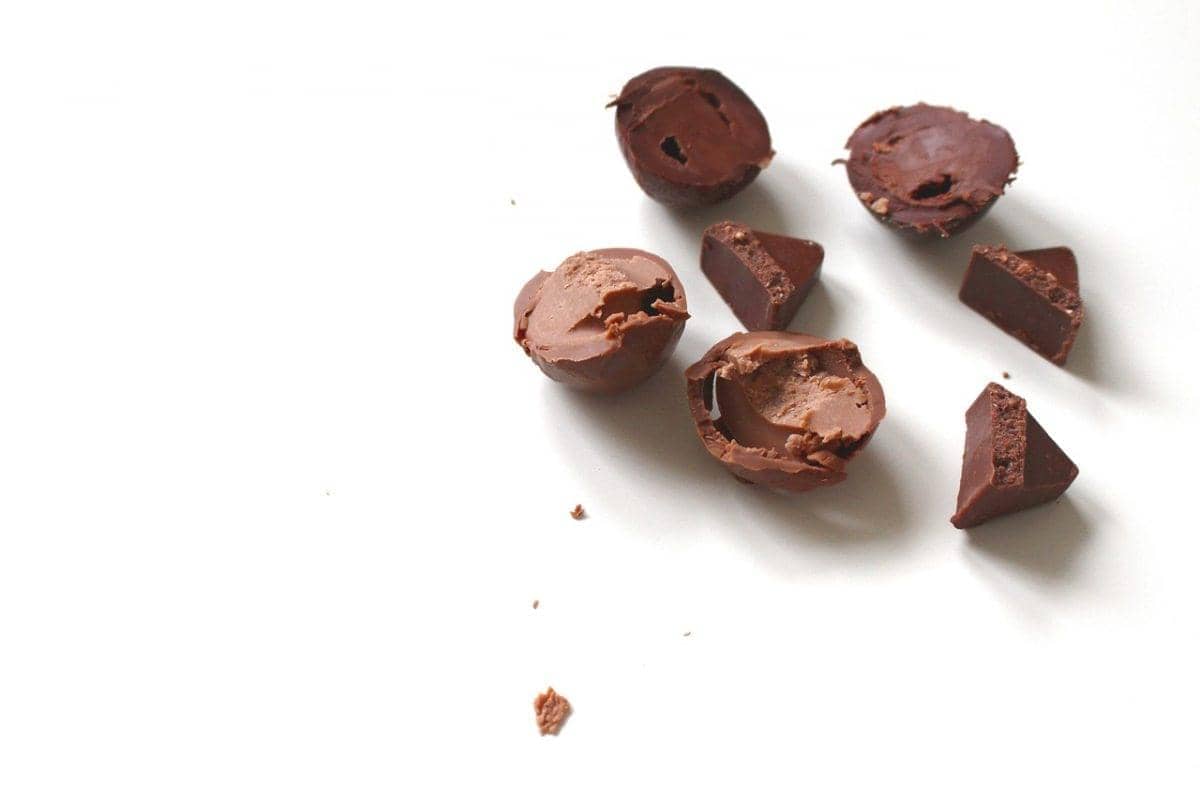 Bombones de aceite de coco