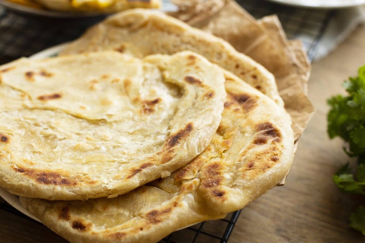 Pan de pita sin levadura