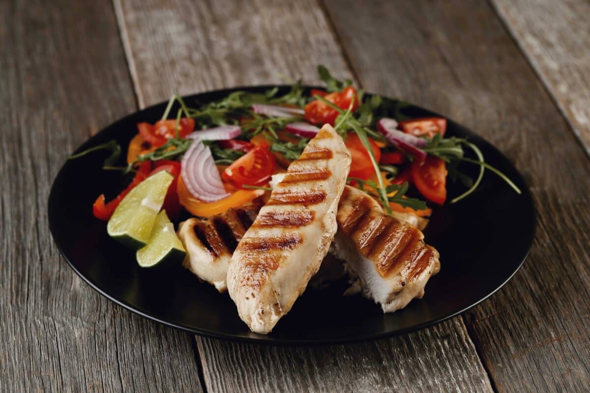 Pechugas de Pollo a la Plancha con verduras